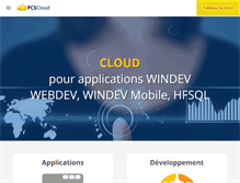 Tablet Screenshot of pcscloud.net